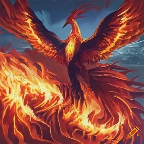 Phoenix Rising from Ashes