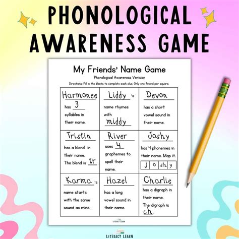 Phonemic Awareness Activities