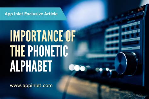 Phonetic Alphabet Applications