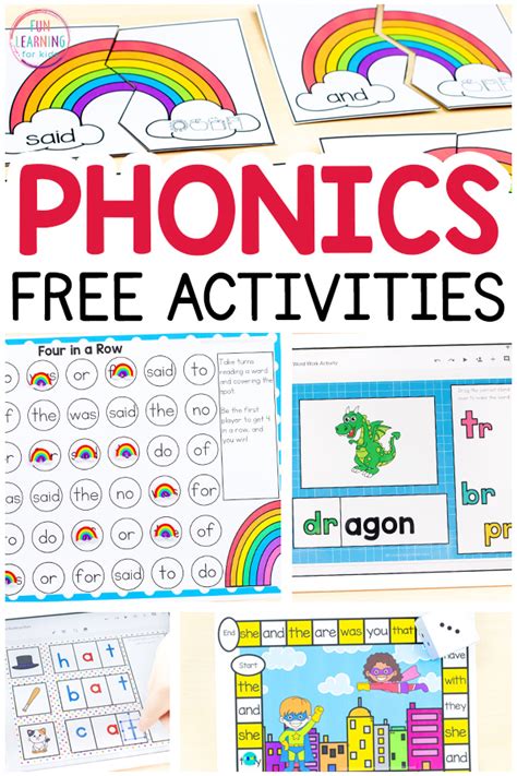 Phonics activities for kids