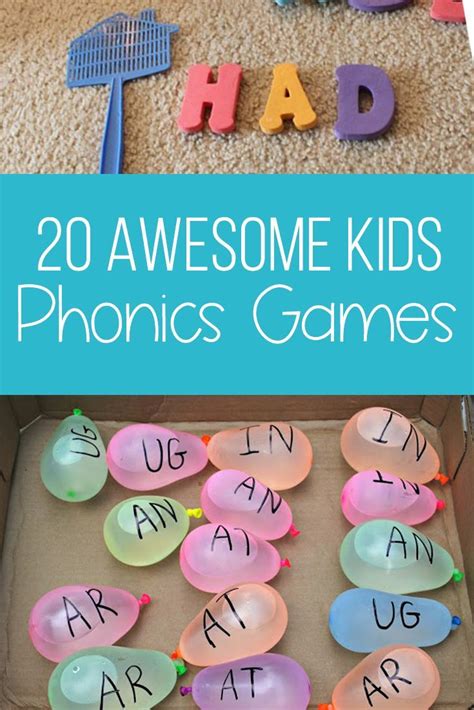 Phonics games for preschool