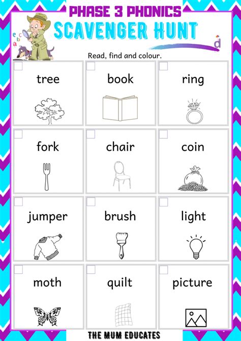 Phonics Scavenger Hunt