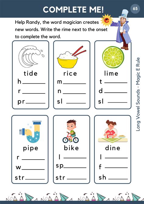 Phonics worksheets