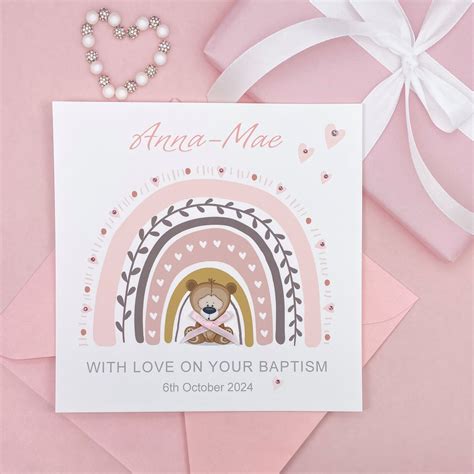 Photo Baptism Card