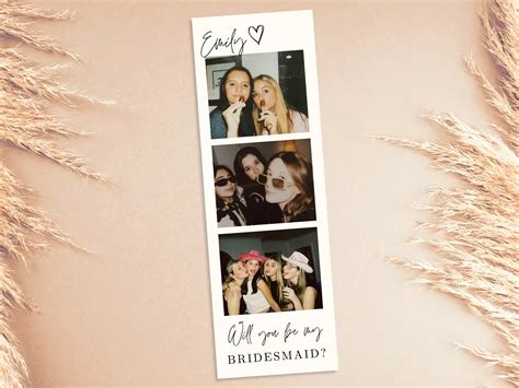 Photo booth bridesmaid proposal