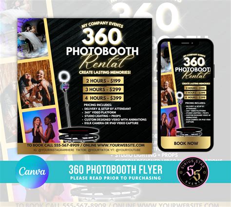 Photo booth flyer design 3