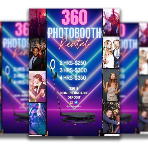 Photo booth flyer design 7