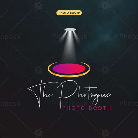 Photo booth logo design templates