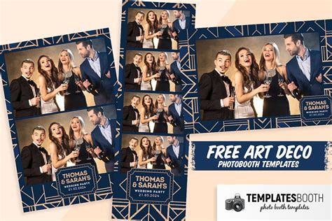 Photo booth template ideas with a fun design