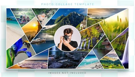 Photo Collage Banner Template Example