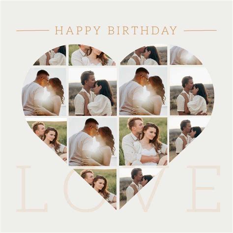 Photo collage birthday templates