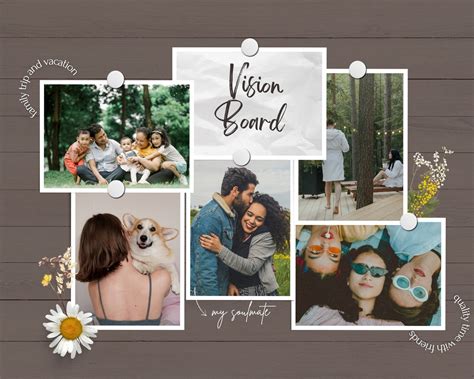 Example of a photo collage template design