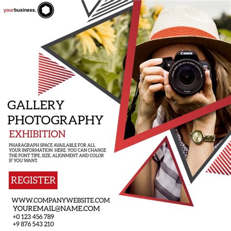 Photography Exhibition Flyer Template