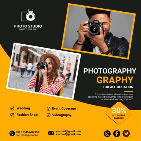 Photography Poster Design Template