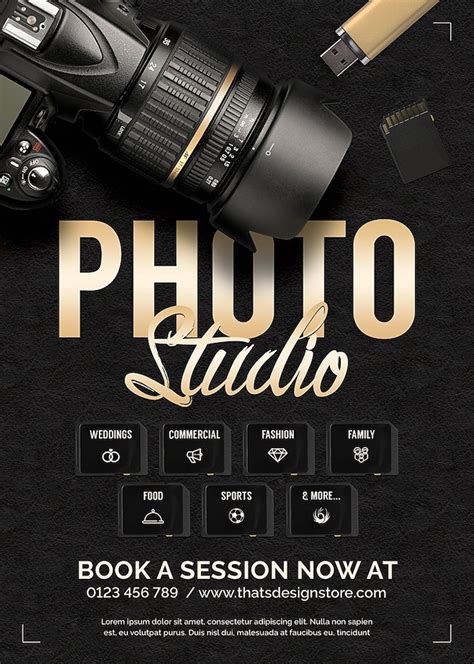 Photography Poster Template PSD