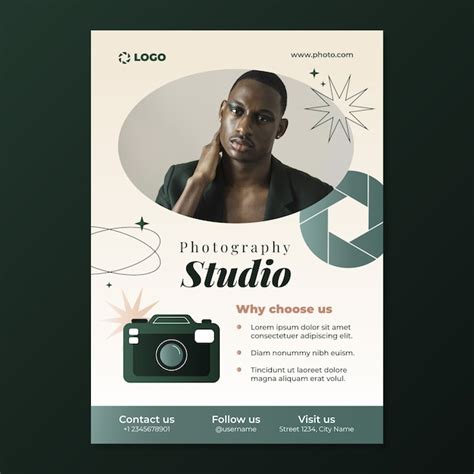 Photography Poster Template Vector