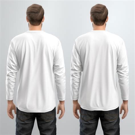 Photorealistic long sleeve shirt design