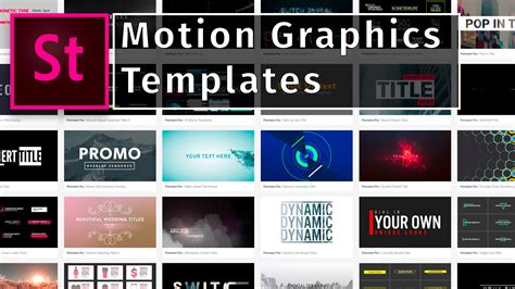 Essential Photoshop Motion Graphics Templates