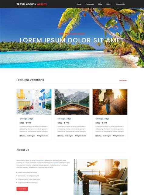 PHP Website Template 10