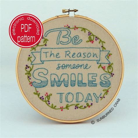 Phrase Embroidery Patterns