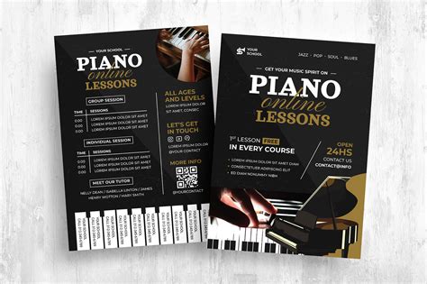 Piano Lesson Flyer Template Benefits