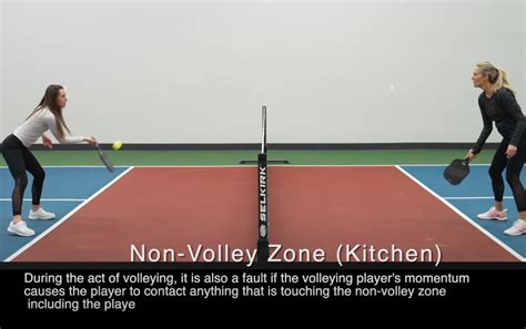 Pickleball NVZ diagram