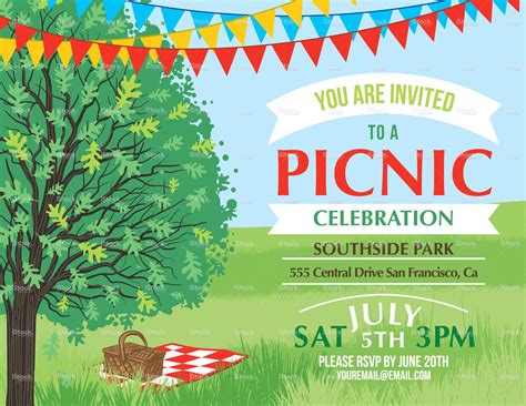 Picnic Invitation Template Word