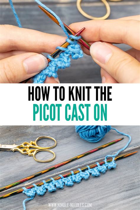 A tutorial on how to work the Picot cast on