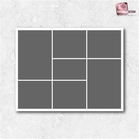 Example of a picture collage template