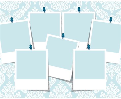 Picture collage templates for specific occasions