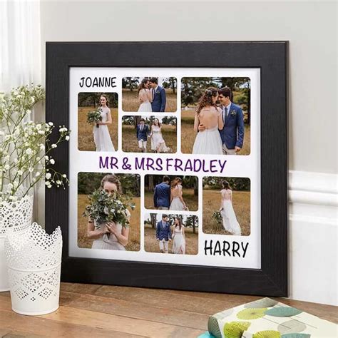 Picture Frame Collage Ideas for Wedding