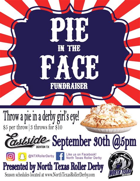 Pie-in-the-Face Flyer Template 1