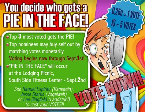 Pie-in-the-Face Flyer with a Twist Template