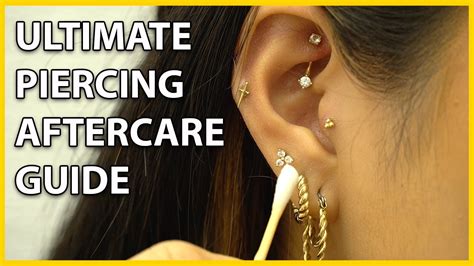 Piercing aftercare at Chicago Tattoo and Piercing Co.