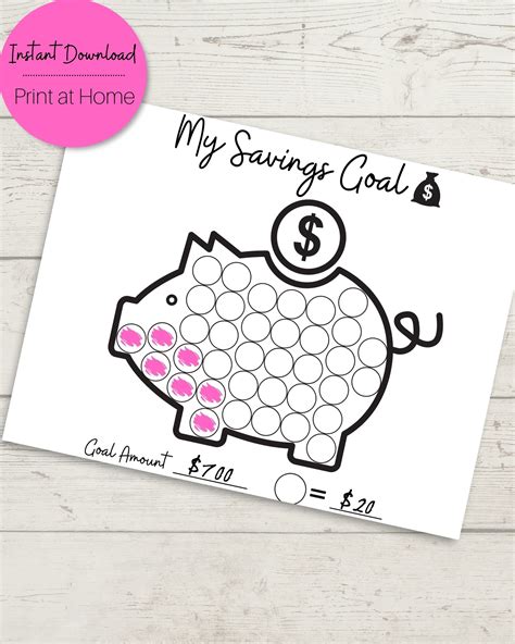 Piggy Bank Savings Tracker