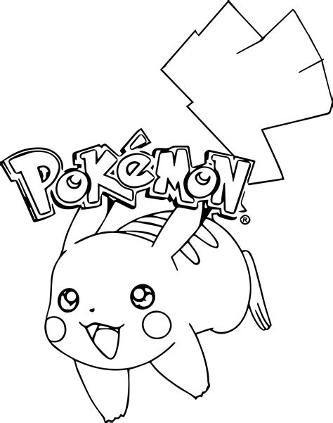 Pikachu Colouring Pages