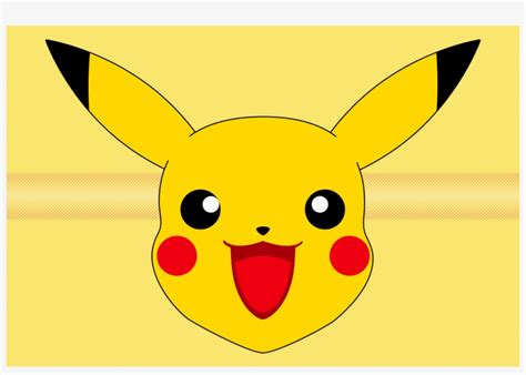 Pikachu face template with Eevee