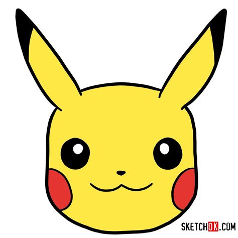 Pikachu Face Template Crafts 6