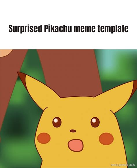 Pikachu meme templates