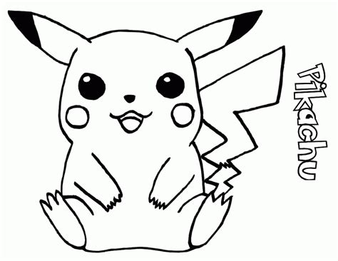 Pikachu Pictures to Print for Kids Gallery