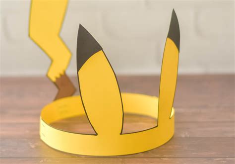 Pikachu Tail Template Crafting