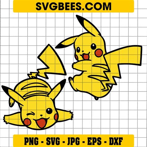 Pikachu tail template design free