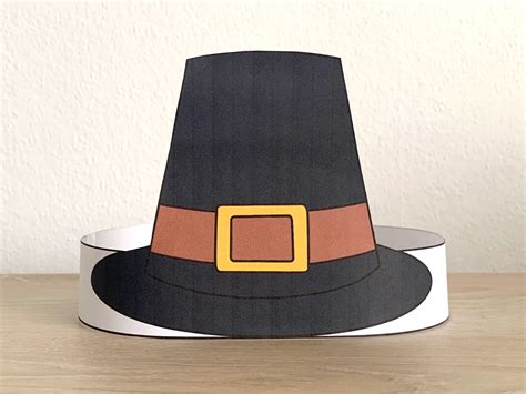 Pilgrim Hat Craft for Kids