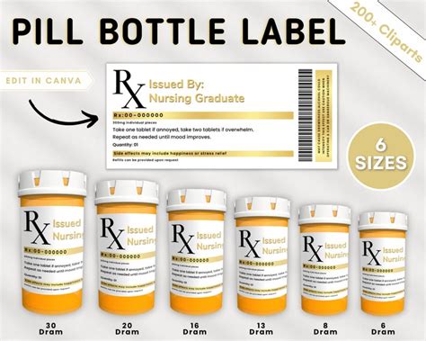 Pill bottle label template powerpoint