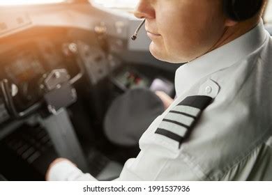 Pilot in Cockpit