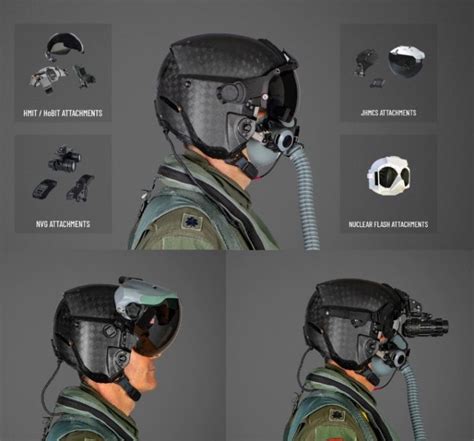 Pilot's Helmet Features