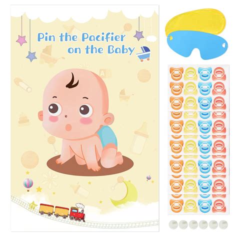 Pin Pacifier on Baby