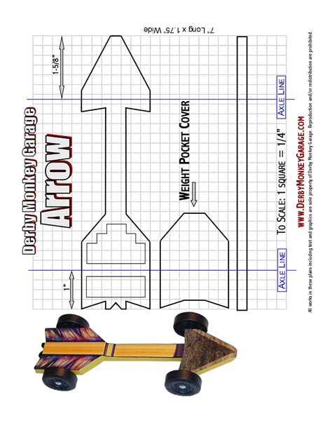 Pinewood Derby Car Templates Gallery