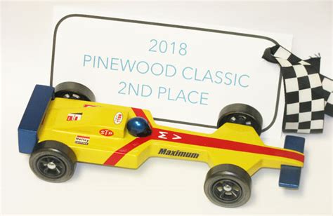 Classic Pinewood Derby Flyer Template