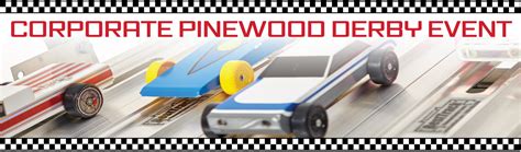 Corporate Pinewood Derby Flyer Template